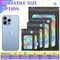 300 Pcs Mylar Bags, Smell Proof Bags Foil Pouch, Holographic Resealable Bags for Small Business, Candy Sample Jewelry Bag Sealable Packaging for Party Favor Food Storage (2.4x3.9in-Black)